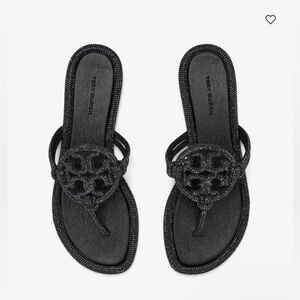 NWT Tory Burch Miller Pave Knotted Sandals